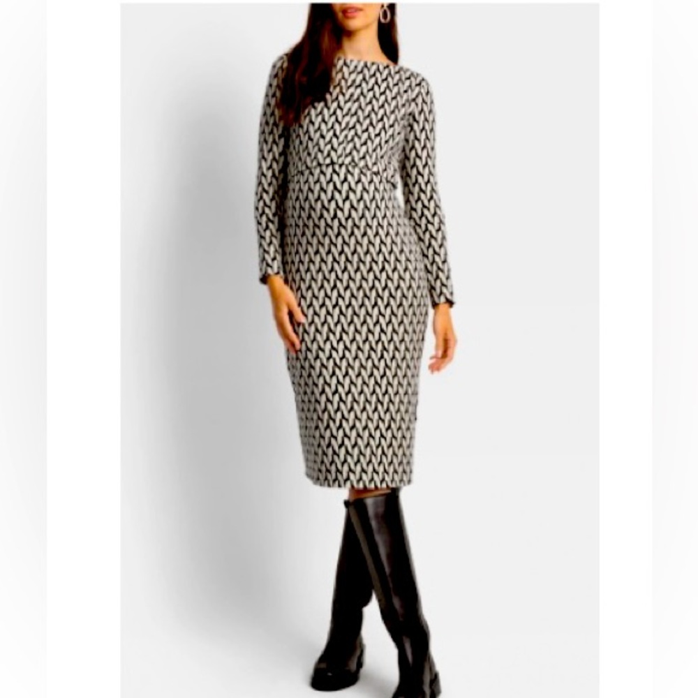 Seraphine Maternity Knit Sweater Dress